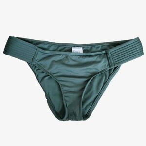 Kona Sol Dark Green Swimwear Bikini Bottoms